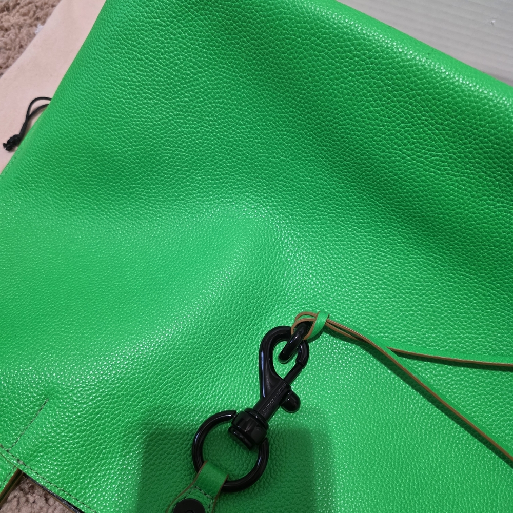 Rebecca Minkoff Bright Green Leather Tote - Picture 13 of 14